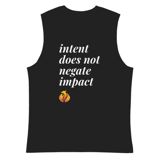 Intent vs. Impact Muscle Shirt - Phoenix Ash Apparel